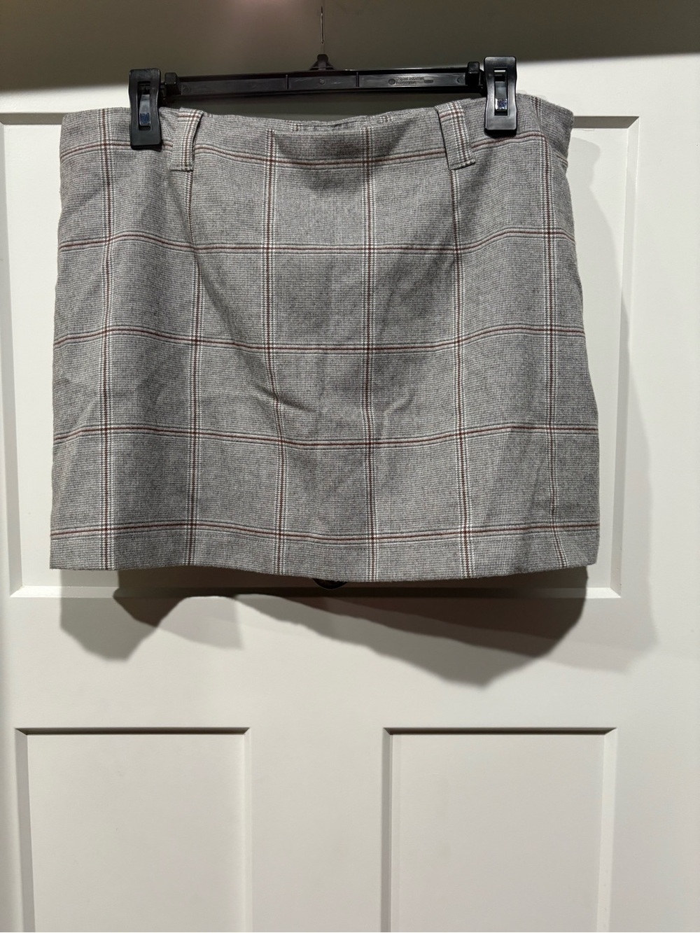 Abercrombie & Fitch Plaid Gray Women's Mini Skirt